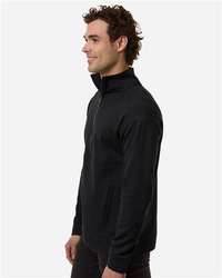Photo de Pull-over à demi-zip ottoman Mantra pour hommes - North End - Noir - vue 5