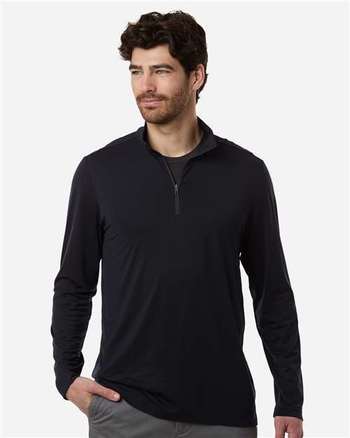 Photo of Men's Jaq Stretch Performance Quarter-Zip - North End - Black/ Carbon - view 6