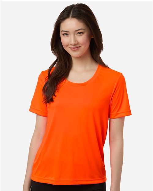 Photo de T-shirt de performance Capital pour femmes - CORE365 - Safety Orange - vue 3