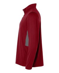 Photo of Men's Pure 2.0 Quarter-Zip - Puma Golf - Dark Crimson/ Slate Sky - view 1