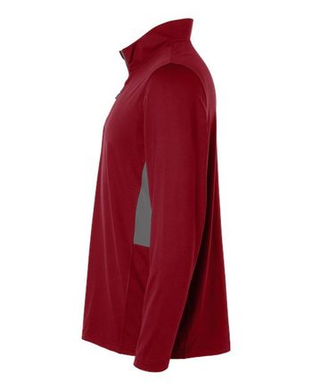 Photo of Men's Pure 2.0 Quarter-Zip - Puma Golf - Dark Crimson/ Slate Sky - view 1
