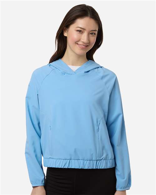 Photo de Pullover à Capuche à Manches Longues UltraUVP Shoreline pour Femmes - CORE365 - Columbia Blue - vue 6
