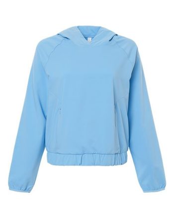 Photo de Pullover à Capuche à Manches Longues UltraUVP Shoreline pour Femmes - CORE365 - Columbia Blue - vue 3