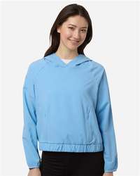 Photo de Pullover à Capuche à Manches Longues UltraUVP Shoreline pour Femmes - CORE365 - Columbia Blue - vue 6