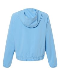 Photo of Women's UltraUVP Shoreline Long Sleeve Hooded Pullover - CORE365 - Columbia Blue - view 2
