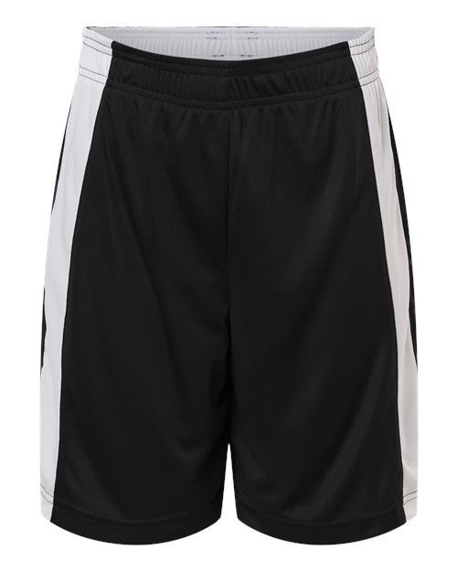 Photo de Shorts réversibles de performance Youth Zone - Team 365 - Black/ White - vue 3