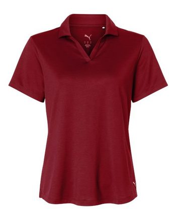Photo de Polo Iconique pour Femmes 2.0 - Puma Golf - Dark Crimson - vue 3