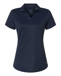 Photo de Polo Iconique Heather pour Femmes - Puma Golf - Profonde marine chiné - vue 3