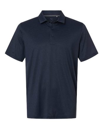 Photo of Men's Icon Heather Polo 2.0 - Puma Golf - Deep Navy Heather - view 3