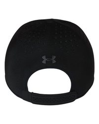 Photo de Cap ajustable bas Stealthform en blanc - Under Armour - Black/ Black - vue 2