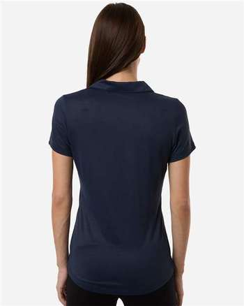 Photo of Womens Icon Heather Polo - Puma Golf - Deep Navy Heather - view 4