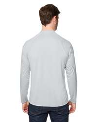 Photo of Ultra UVP™ Marina Raglan Long Sleeve T-Shirt - CORE365 - Platinum - view 4