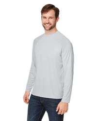 Photo of Ultra UVP™ Marina Raglan Long Sleeve T-Shirt - CORE365 - Platinum - view 5