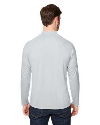 Photo of Ultra UVP™ Marina Raglan Long Sleeve T-Shirt - CORE365 - Platinum - view 4