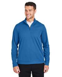 Photo of Express Tech Performance Pique Quarter-Zip Pullover - North End - Light Nautical Blue - view 3