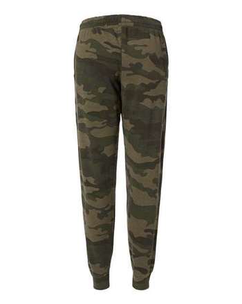 Photo de Pantalon molletonné California delavé pour femmes - Independent Trading Co. - Forest Camo Heather - vue 1