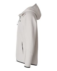 Photo of Men's Unstoppable Fleece Full-Zip - Under Armour - Summit White/ Black - view 1