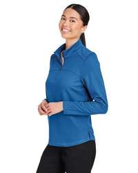 Photo of Women's Express Tech Performance Pique Quarter-Zip Pullover - North End - Light Nautical Blue - view 2