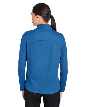 Photo of Women's Express Tech Performance Pique Quarter-Zip Pullover - North End - Light Nautical Blue - view 1