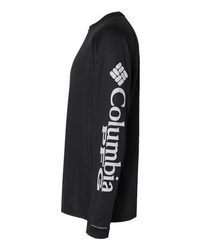 Photo of Men's PFG Terminal Tackle™ Long Sleeve T-Shirt - Columbia - Black/ Cool Grey - view 1