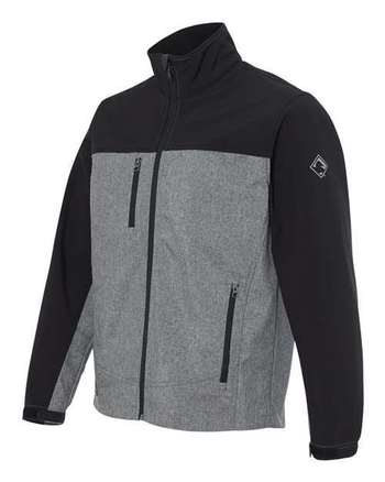 Photo of Motion Soft Shell Jacket - DRI DUCK - Black Heather/ Black - view 2