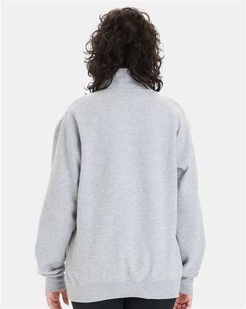 Photo of Powerblend® Quarter-Zip Pullover - Champion - Light Steel - view 4