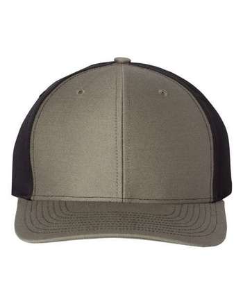 Photo of Twill Back Trucker Cap - Richardson - Loden/ Black - view 3