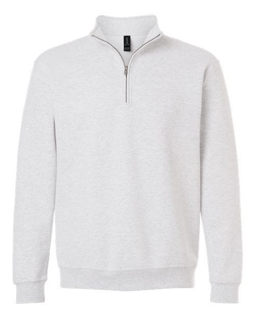 Photo of Unisex Heavy Blend™ Quarter-Zip Sweatshirt - Gildan - Ash - view 3