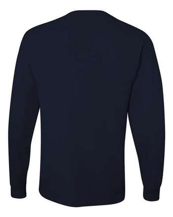 Photo of Dri-Power® Long Sleeve 50/50 T-Shirt - JERZEES - J. Navy - view 1