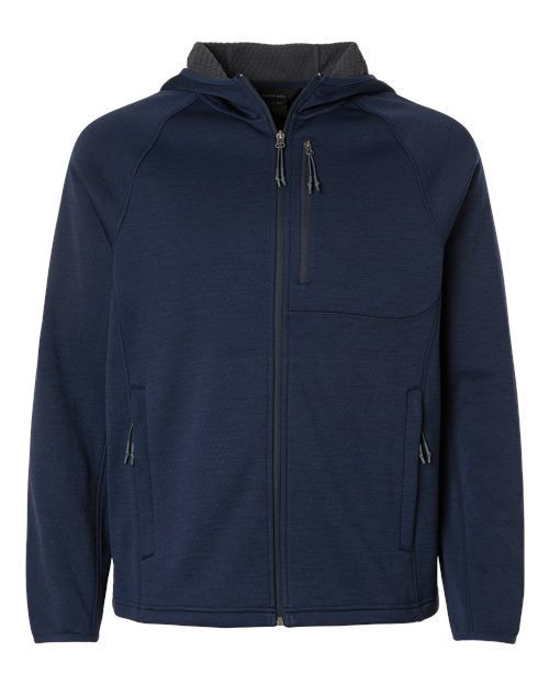 Photo de Men's Terrain Bonded Fleece Hooded Jacket - North End - Classic Navy Heather - vue 3