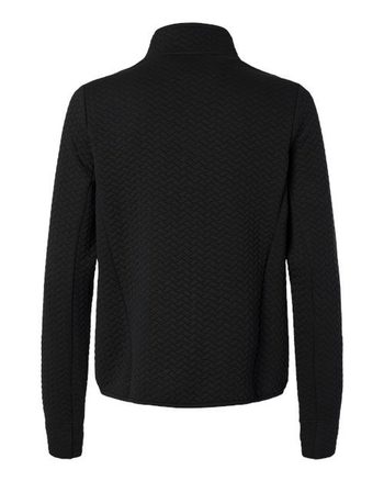 Photo of Women's Aspen Herringbone Fleece Full-Zip - North End - Black - view 2
