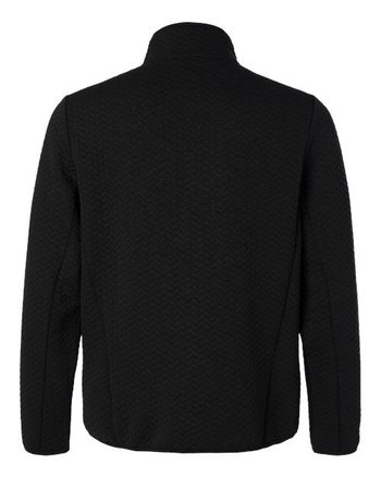 Photo of Men's Aspen Herringbone Fleece Full-Zip - North End - Black - view 2