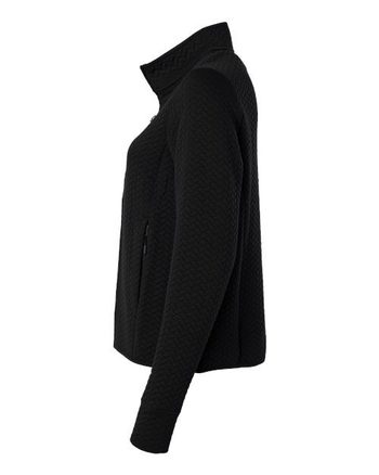 Photo de Women's Aspen Herringbone Fleece Full-Zip - North End - Noir - vue 1