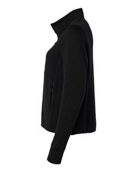 Photo de Women's Aspen Herringbone Fleece Full-Zip - North End - Noir - vue 1