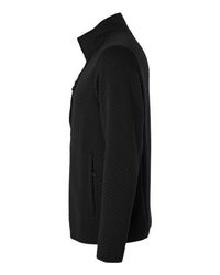 Photo de Men's Aspen Herringbone Fleece Full-Zip - North End - Noir - vue 1