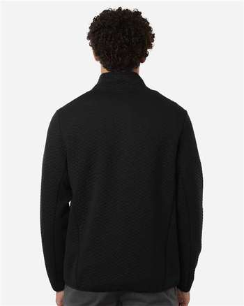 Photo de Men's Aspen Herringbone Fleece Full-Zip - North End - Noir - vue 4