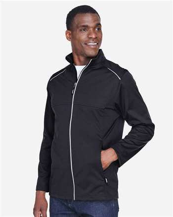Photo of Techno Lite Three-Layer Knit Tech-Shell - CORE365 - Black - view 4