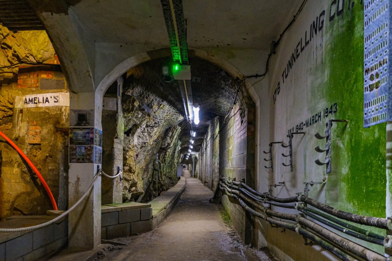 A tour of the World War II tunnels