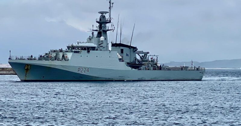 HMS Trent arrives in Gibraltar, its new operating base - Vimarsana News