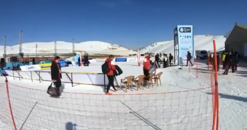 Gibraltar snow volleyball trio in historic day for Gibraltar volleyball - Vimarsana News