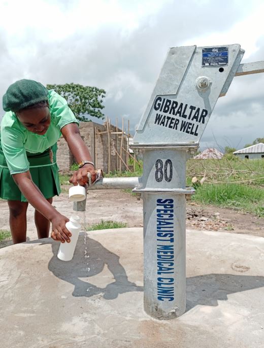 Charity water well aids 800 pupils in Sierra Leone