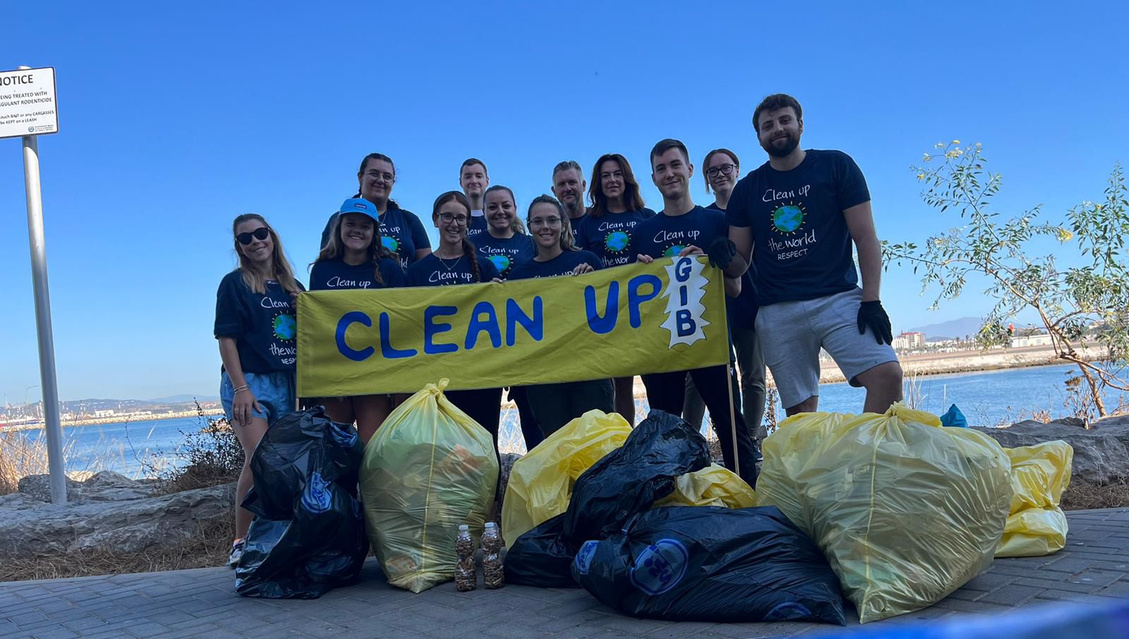 Close to 500 volunteers ‘Clean Up the World’ in Gibraltar
