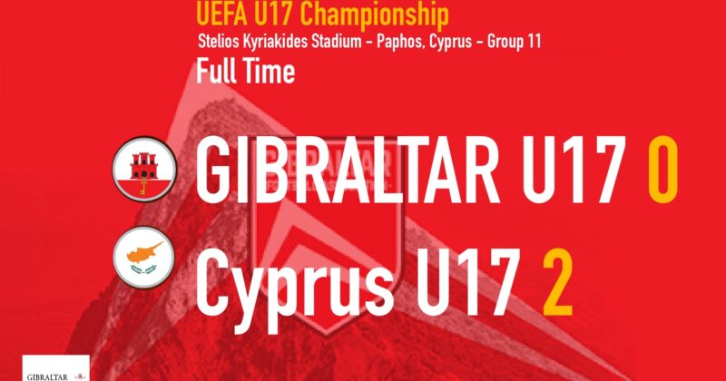 Gibraltar U17 displayed fighting spirit against Cyprus - Vimarsana News