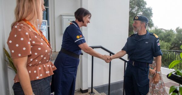 CBF visits Cancer Relief Centre in grateful recognition of MoD support