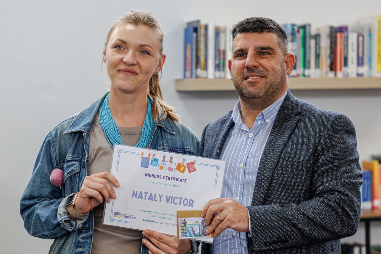 Winners of Library Card Design Competition