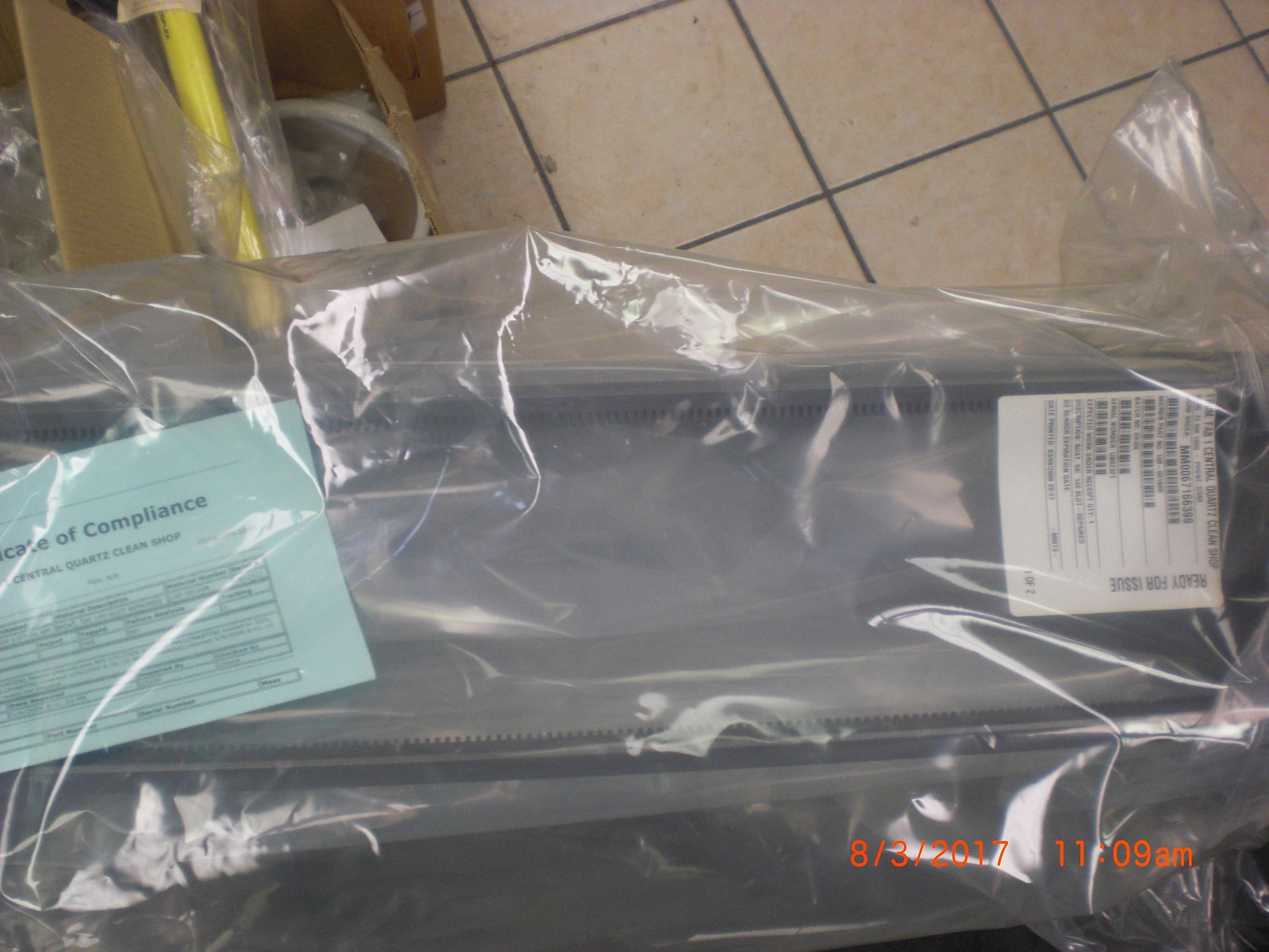 Wafer St Gobain  0100-0160 Silicon Carbide 140 slot 200mm carrier /boat