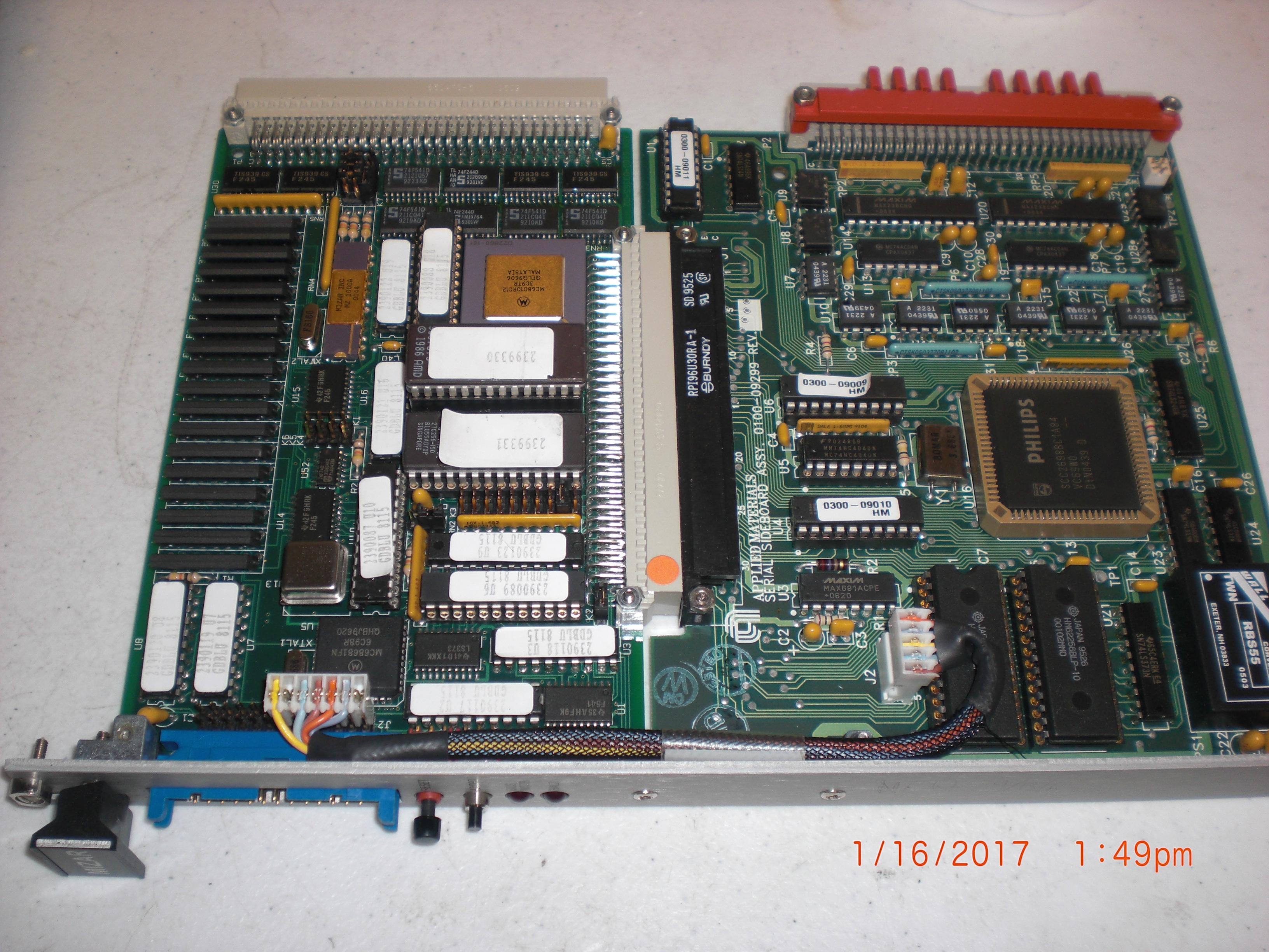 PCB Applied Materials (AMAT) 0100-09299 ASSY, SERIAL SIDE BOARD UNTESTED NO-RETURN CORE PRICED
