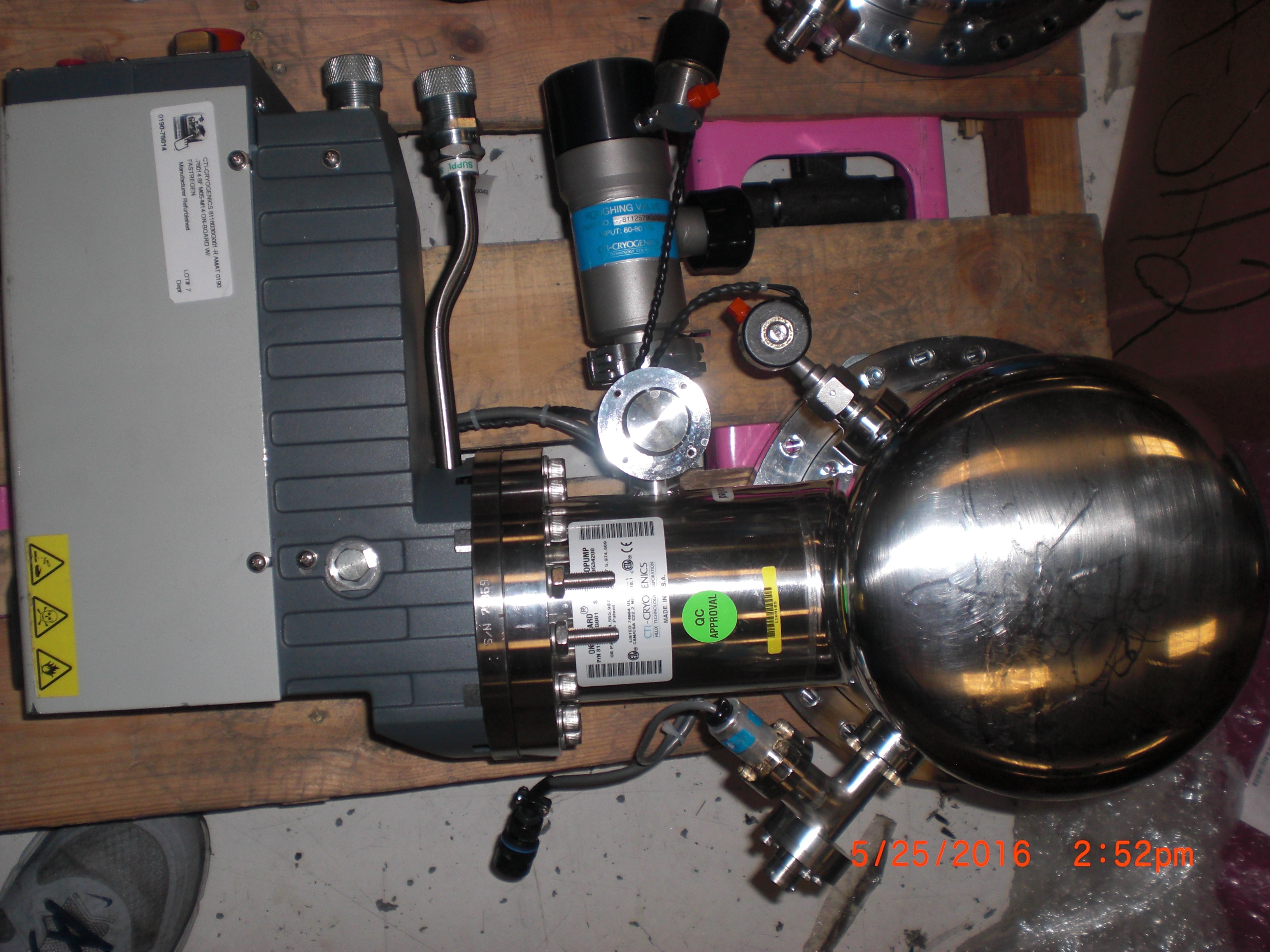 Pump CTI-CRYOGENICS 811603G001R AMAT 0190-76014 8F M05-M14 On-Board Refurbished