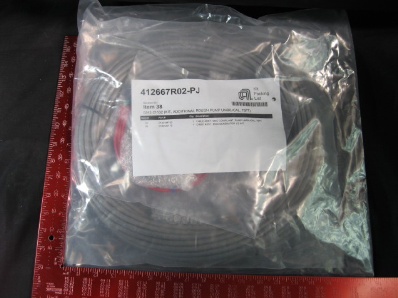 Cable (AMAT) 0242-21132 KIT, 0150-04723 & 0150-20112 ADDITIONAL ROUGH PUMP