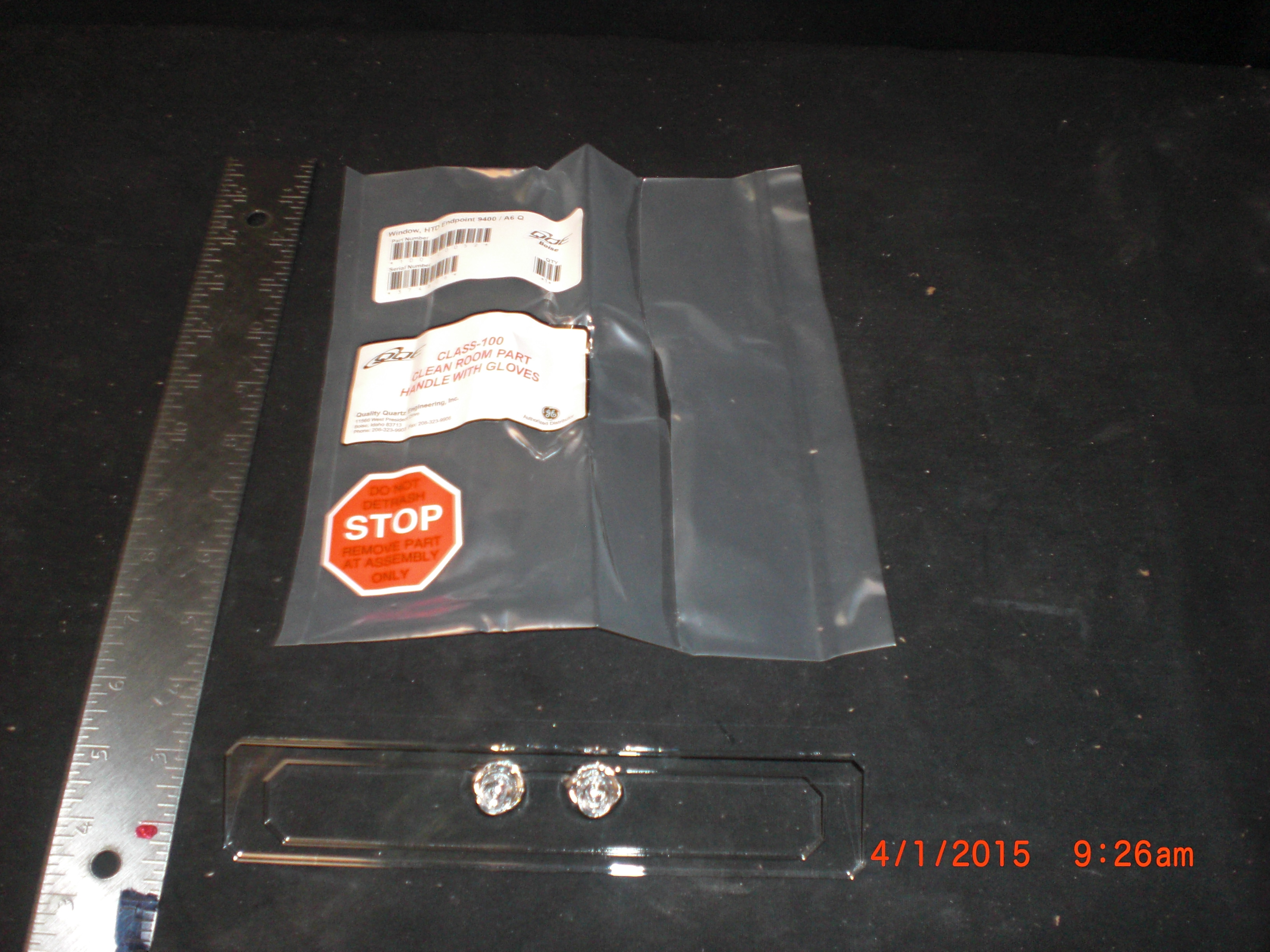 OEM Part HTD ENDPOINT 9400/A6 Q WINDOW 100-00052 